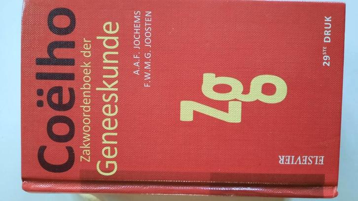 ... Coelho - Coëlho Zakwoordenboek der Geneeskunde, Boeken, Wetenschap, Zo goed als nieuw, Verzenden