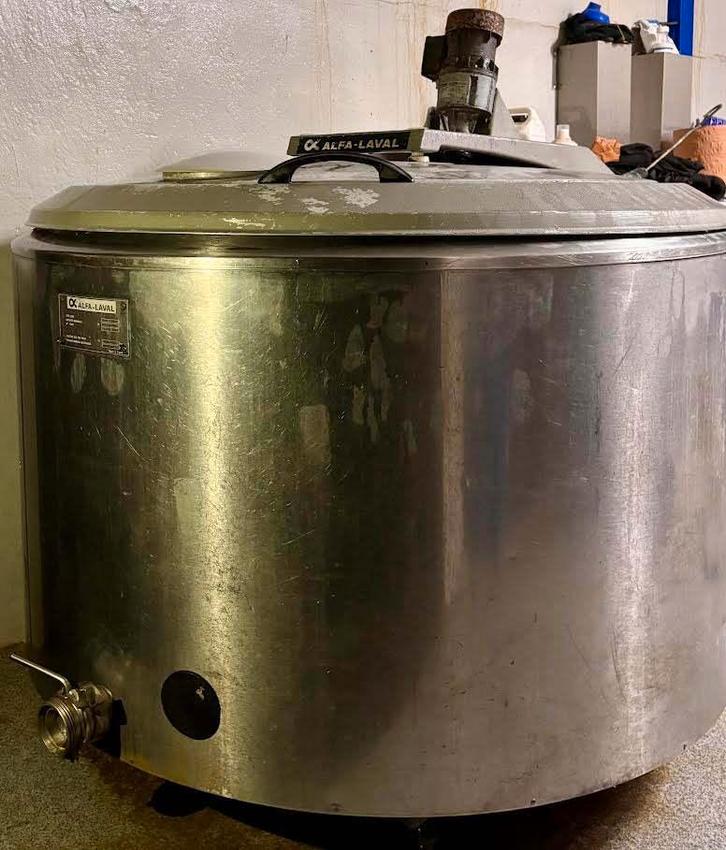 tank a lait 600L alfa laval, Divers, Divers Autre, Utilisé, Enlèvement