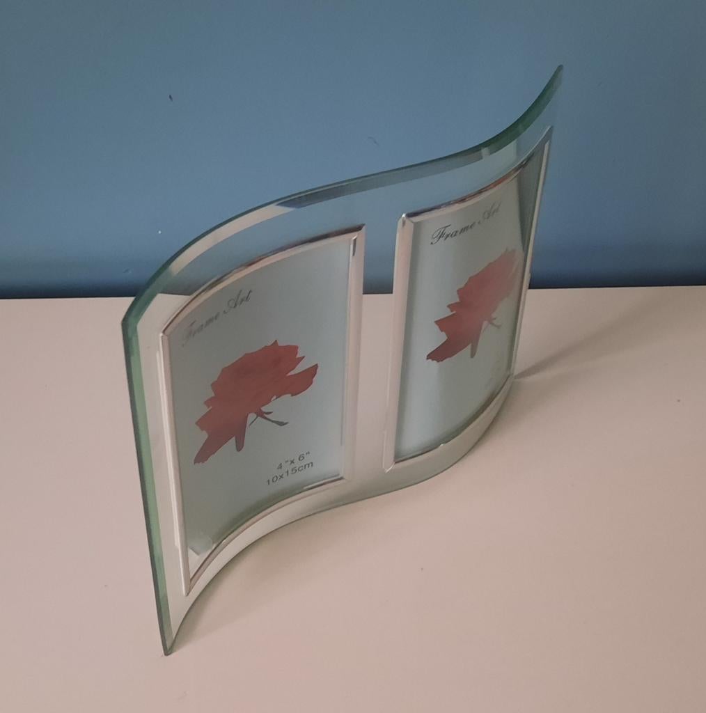 Cadre photo en verre double, TV, Hi-fi & Vidéo, Photo | Cadres photo, Enlèvement ou Envoi, Comme neuf