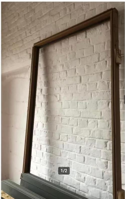 houten buitendeur met kader, Doe-het-zelf en Bouw, Deuren en Vliegenramen, Buitendeur, Ophalen