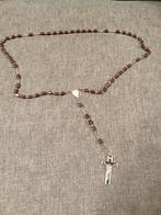 Paternoster edelstenen bruin Pax Christi medium, Ophalen of Verzenden