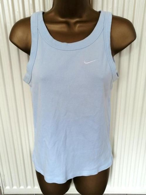 Zachtblauwe Nike Top zonder Mouwen - Medium/Large, Vêtements | Femmes, Tops, Porté, Taille 38/40 (M), Bleu, Sans manches, Enlèvement ou Envoi