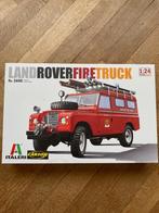 LAND ROVER FIRE TRUCK - BRANDWEERWAGEN - SCHAAL: 1:24, Italeri, Verzenden, Groter dan 1:32, Nieuw