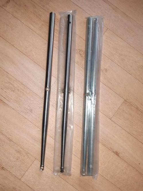 4 RELING SCEPTERS IN ZEEWAARDIGE 316 HOOGGLANS INOX, Watersport en Boten, Bootonderdelen, Zo goed als nieuw, Ophalen