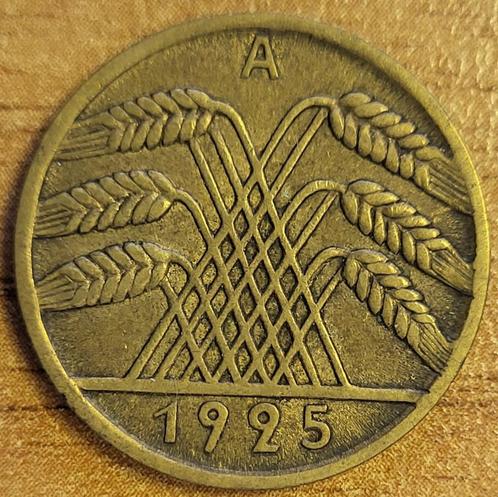 DUITSLAND 10 Pfennig 1925 A BERLIJN KM#40 MS++, Postzegels en Munten, Munten | Europa | Niet-Euromunten, Losse munt, Duitsland