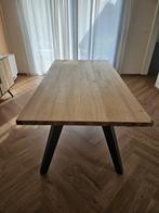 Eettafel met houten blad, Huis en Inrichting, Tafels | Eettafels, Ophalen, Gebruikt