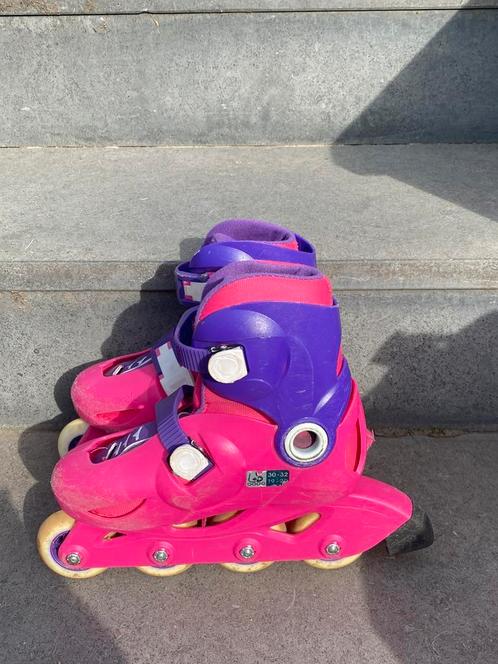 Oxelo Play3 rolschaatsen maat 30-32 + beschermset + tas, Kinderen en Baby's, Speelgoed | Buiten | Rolschaatsen, Gebruikt, Kinderen