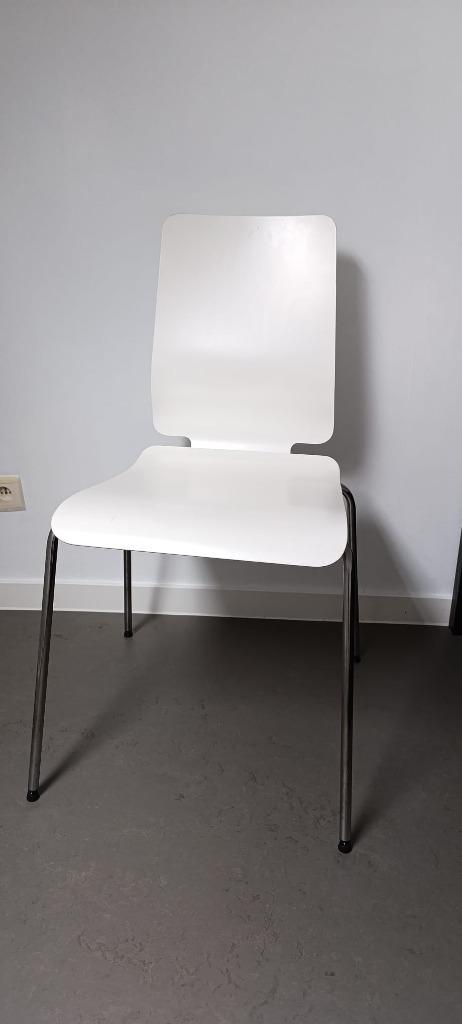 STOELEN, Huis en Inrichting, Stoelen, Zo goed als nieuw, Eén, Hout, Metaal, Wit, Ophalen