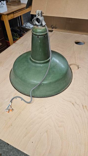 Emaille hanglamp, Huis en Inrichting, Ophalen, Zo goed als nieuw
