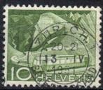 Zwitserland 1949 - Yvert 483 - Techniek en Gebouwen (ST), Timbres & Monnaies, Timbres | Europe | Suisse, Affranchi, Envoi