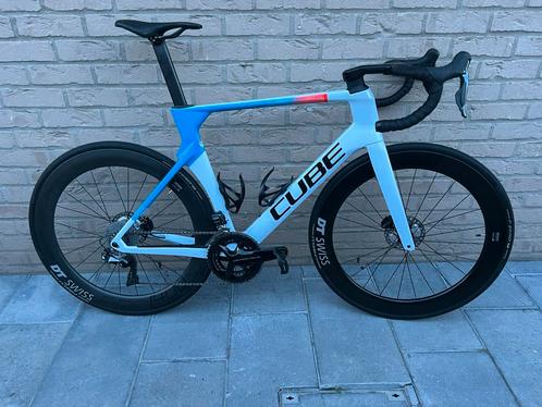 Cube litening aero slt 58 teamline, Fietsen en Brommers, Fietsen | Racefietsen, Ophalen