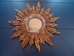 magnifique miroir Soleil antique en bois, Antiek en Kunst, Ophalen of Verzenden