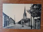Vintage Postkaart Wilrijk St. Bavostraat en kerk, Collections, Cartes postales | Belgique, Enlèvement ou Envoi