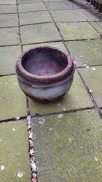 plattebuiskachel gietijzeren pot met rooster en deksel, Ophalen, Gebruikt, Plattebuiskachel