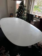 Witte marmeren eettafel, Maison & Meubles, Tables | Tables à manger, Comme neuf, 100 à 150 cm, Enlèvement, Autres matériaux