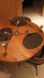 Plafondlamp, Huis en Inrichting, Lampen | Plafondlampen, Ophalen, Zo goed als nieuw, Glas