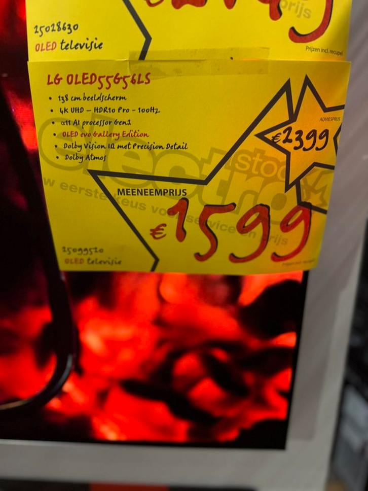 LG Oled G5 55” tv splinternieuw, Audio, Tv en Foto, Televisies, OLED, LG, Ophalen