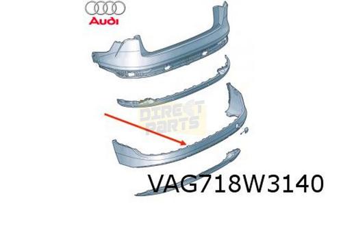 Audi E-tron (12/18-1/23) Achterbumper onderdeel (bij parkeer, Auto-onderdelen, Carrosserie, Bumper, Audi, Achter, Nieuw, Verzenden