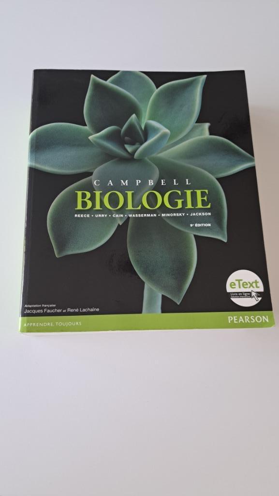 Manuel de Biologie, Boeken, Studieboeken en Cursussen, Zo goed als nieuw, Hoger Onderwijs, Ophalen