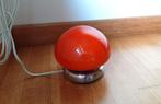 Vintage oranje lamp, Ophalen of Verzenden
