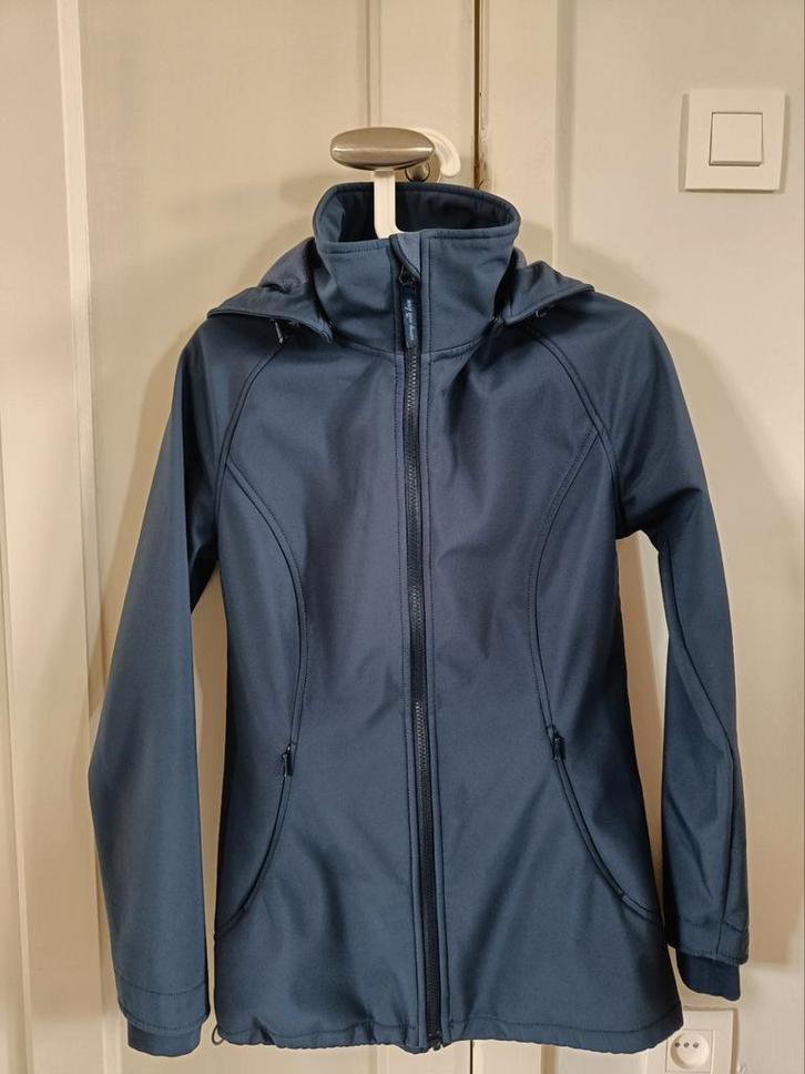 draagjas/zwangerschapsjas Mamalila, softshell, kleur navy, Kleding | Dames, Zwangerschapskleding, Zo goed als nieuw, Maat 34 (XS) of kleiner