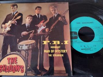 7" EP: THE SHADOWS: F.B.I (1961) Midnight-Man of mystery+1