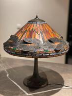 Tiffany stijl lamp libellen, Huis en Inrichting, Lampen | Tafellampen, Minder dan 50 cm, Zo goed als nieuw, Ophalen, Glas