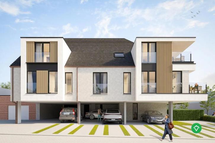 Nieuwbouwappartement met 2 slp en 2 terr in centum Koekelare, Immo, Huizen en Appartementen te koop, Provincie West-Vlaanderen