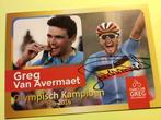 wielerkaart 2016 team bmc greg van avermaet, Verzenden, Zo goed als nieuw