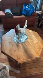 Table de salon en chêne massif, Maison & Meubles, Enlèvement, Comme neuf, Chêne