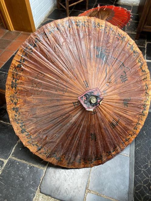 2 Thaise parasols, Antiek en Kunst, Antiek | Brons en Koper, Ophalen of Verzenden