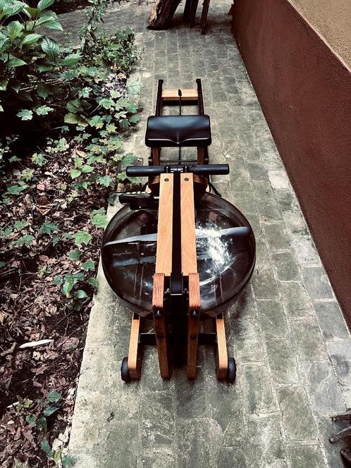 Waterrower, Sport en Fitness, Fitnessapparatuur, Gebruikt, Roeitrainer, Armen, Benen, Borst, Buik, Rug, Overige materialen, Ophalen