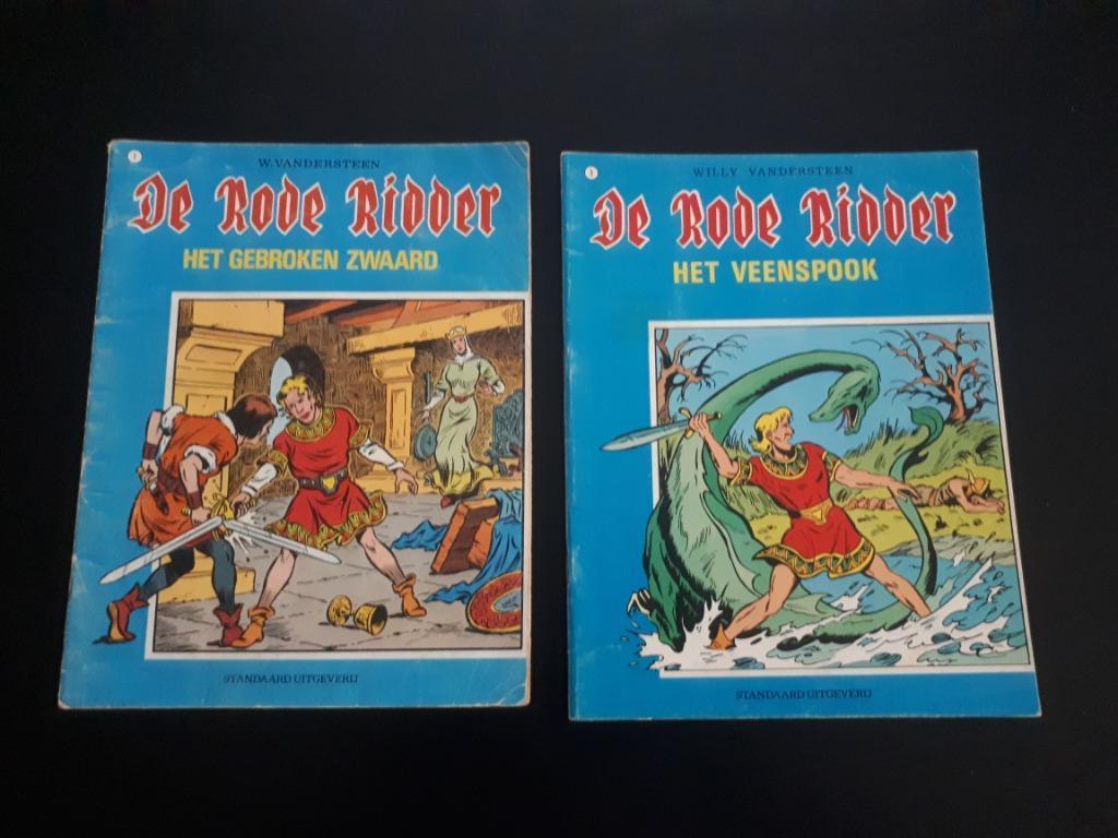 De Rode Ridder 13x blauwe reeks (SC), Meerdere stripboeken, Ophalen of Verzenden, Gelezen, Willy Vandersteen