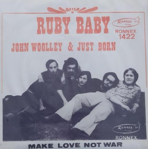 John Woolley & Just born - Ruby baby, Cd's en Dvd's, Vinyl Singles, Zo goed als nieuw, Single, Pop, 7 inch, Verzenden
