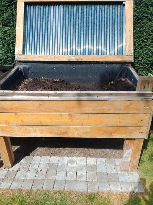 Plantenbak tuinieren, verhoogde plantenbak, Tuin en Terras, Tuinhuizen, Zo goed als nieuw, Ophalen