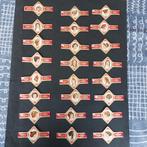 Complete reeks sigarenbandjes Alto: haartooien, Verzamelen, Ophalen of Verzenden, Zo goed als nieuw, Sigarenbandjes