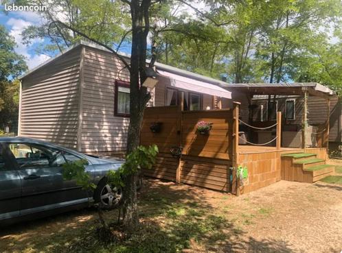 Mobilhome sur parcelle dans camping Mont Ventoux, Caravans en Kamperen, Stacaravans, tot en met 4, Ophalen of Verzenden