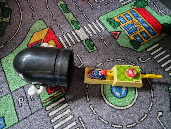 Hot Wheels Mario Kart Bullet Bill Speelset met Mario, Kinderen en Baby's, Speelgoed |Speelgoedvoertuigen, Gebruikt, Ophalen