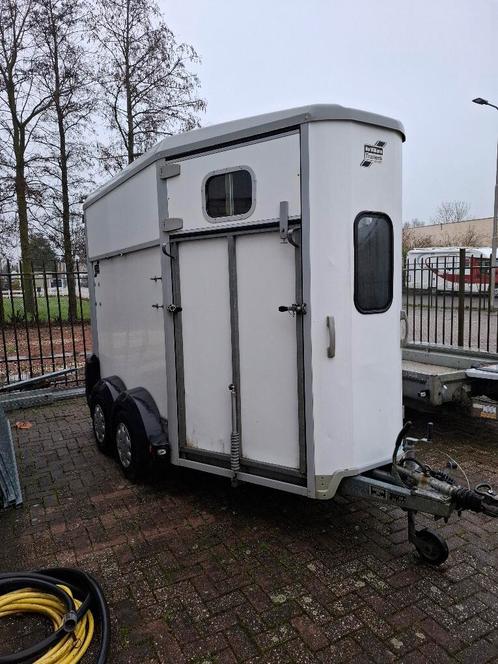 Ifor Williams HB506 Trailer, Dieren en Toebehoren, Paarden en Pony's | Trailers en Aanhangwagens, Gebruikt, 2-paards trailer, Aluminium