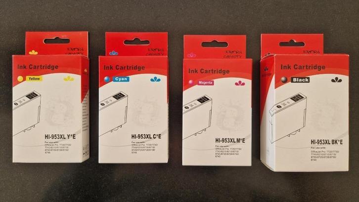Inktcartridges voor Office Jet Pro (NIET GEBRUIKT) 2 sets, Computers en Software, Printerbenodigdheden, Nieuw, Cartridge, Ophalen