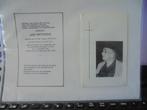 dp 102 jarige - Julie Anthonis, Ophalen of Verzenden, Bidprentje