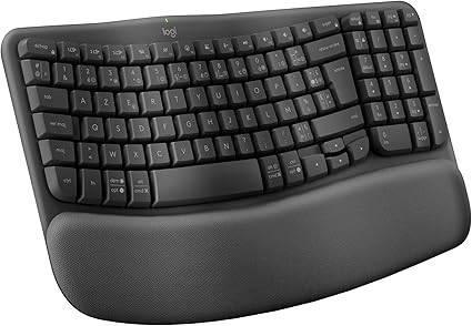 Logitech Wave Keys | draadloos | ergonomisch | GRATIS LEV, Computers en Software, Toetsenborden, Nieuw, Overige indelingen, Draadloos