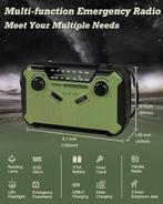 Radio d'urgence avec batterie externe de 3000 mAh LIVRAISON, Neuf, -, -, PRUNUS