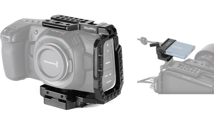 Smallrig Half Cage & SSD houder BMPCC 4K & 6K, Audio, Tv en Foto, Fotografie | Professionele apparatuur, Nieuw, Ophalen of Verzenden