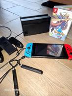 Nintendo Switch Console rood/blauw, Ophalen, Gebruikt, Met 2 controllers, Switch 2019 Upgrade