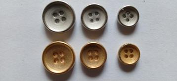 Knoop goud en nickel, zamac beschikbaar voor biedingen