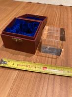 Parachutist glas kubus met etui, Ophalen of Verzenden, Landmacht, Overige typen