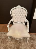 Vintage stoel model Louis XV, Huis en Inrichting, Overige materialen, Gebruikt, Wit, Eén