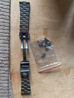 Horloge stalen band 24mm, Verzenden, Zo goed als nieuw