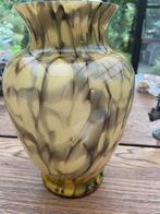 Art deco , gemarmerde , Opaline hand geblazen VAAS, Antiek en Kunst, Ophalen